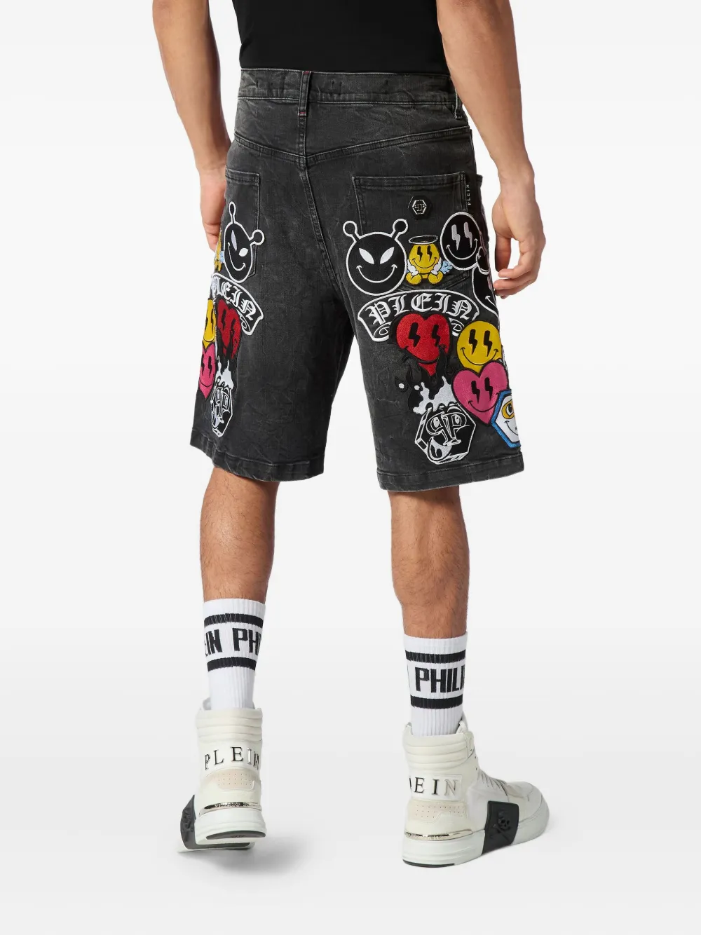 Philipp Plein Fermentera shorts Grijs