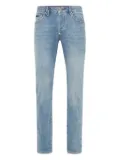 Philipp Plein logo-patch jeans - Blue