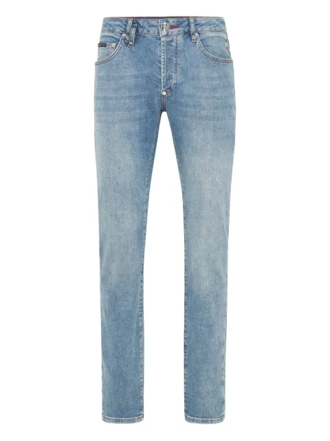 Philipp Plein logo-patch jeans 