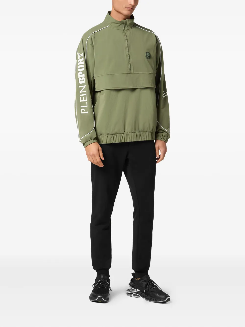 Plein Sport Sweater met logoprint - Groen