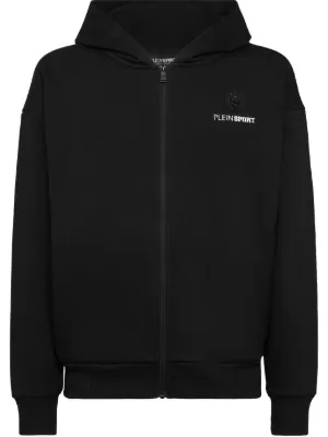 Philipp Plein ジップアップ パーカー | ブラック | FARFETCH JP
