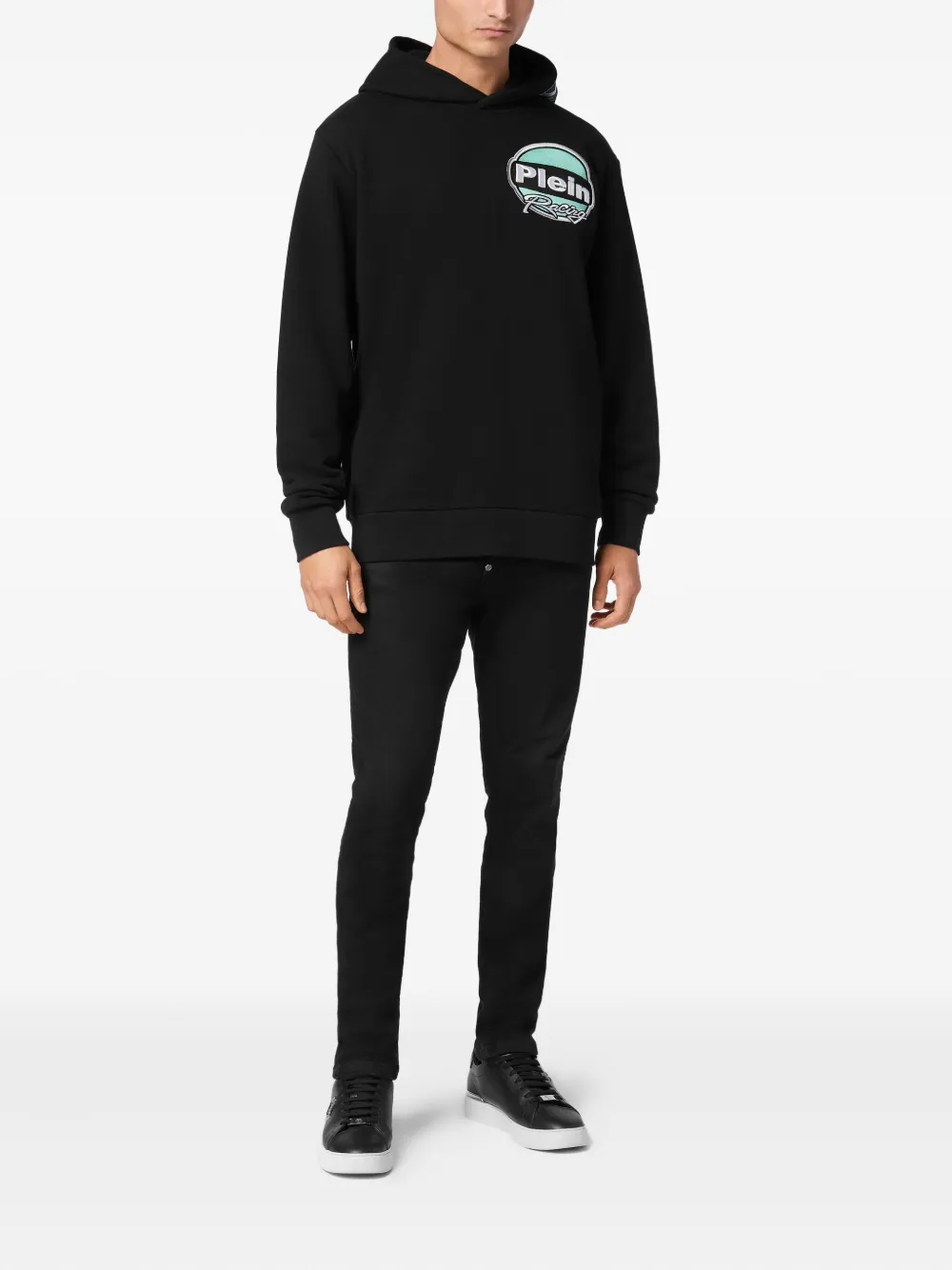 Philipp Plein Cars Racing hoodie Zwart