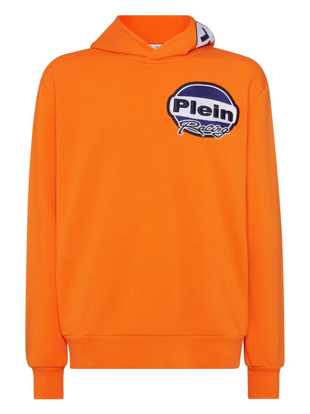 Philipp Plein Hoodie met raceauto-patch Oranje