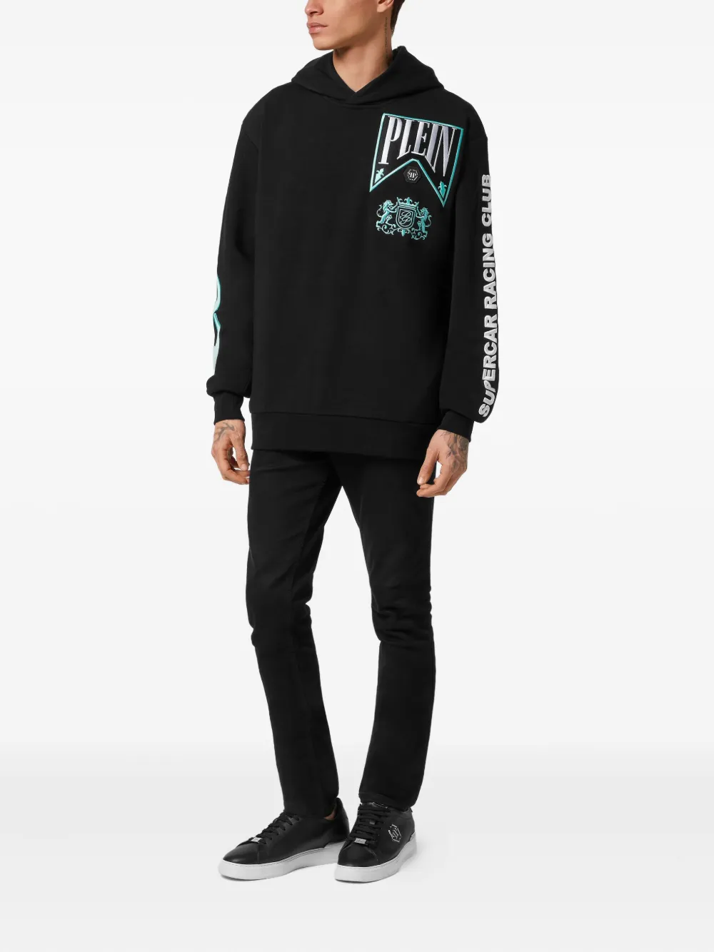 Philipp Plein Flame Racing hoodie | Hoodies | Image 2