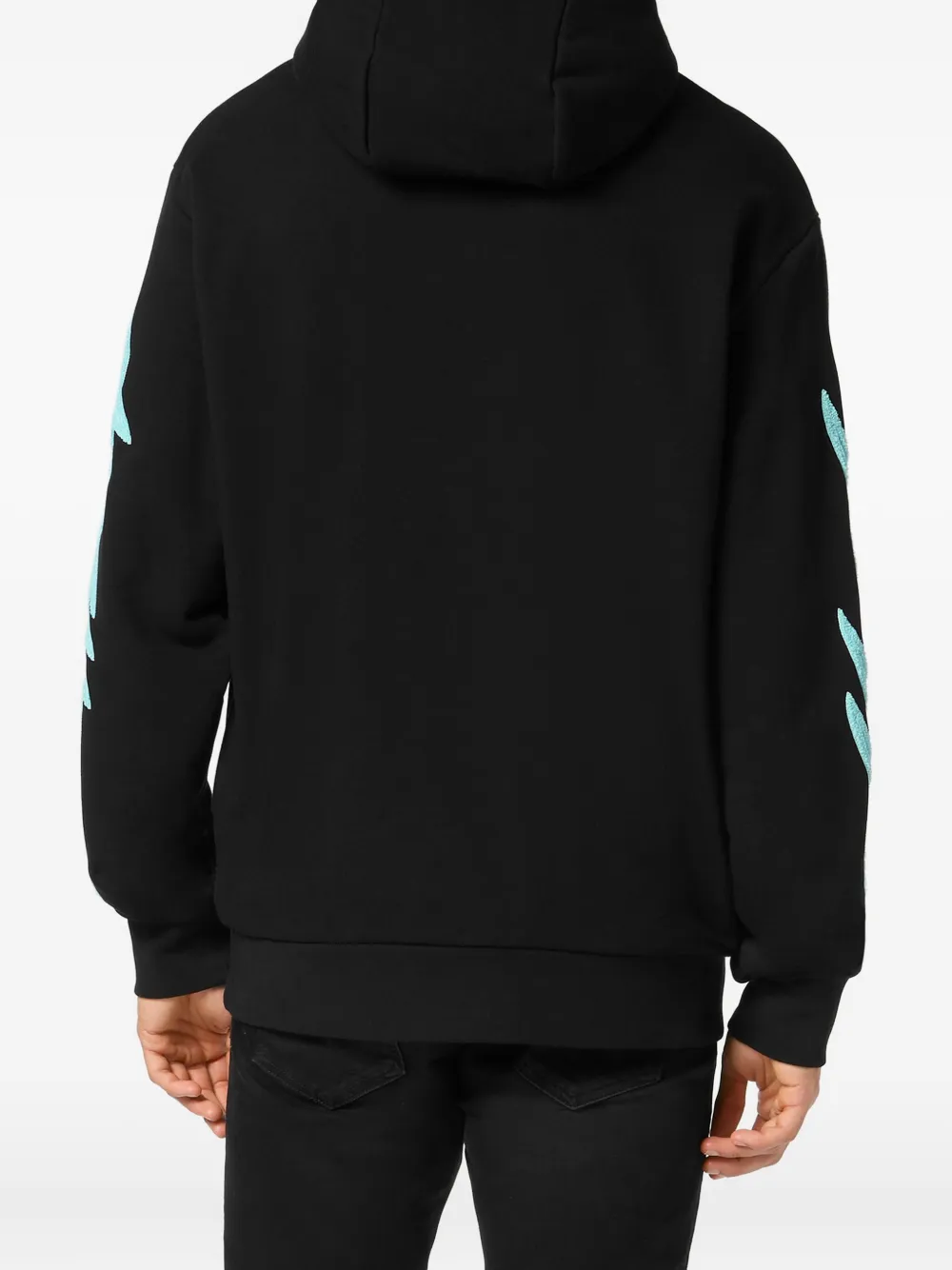 Philipp Plein Racing Club hoodie Zwart
