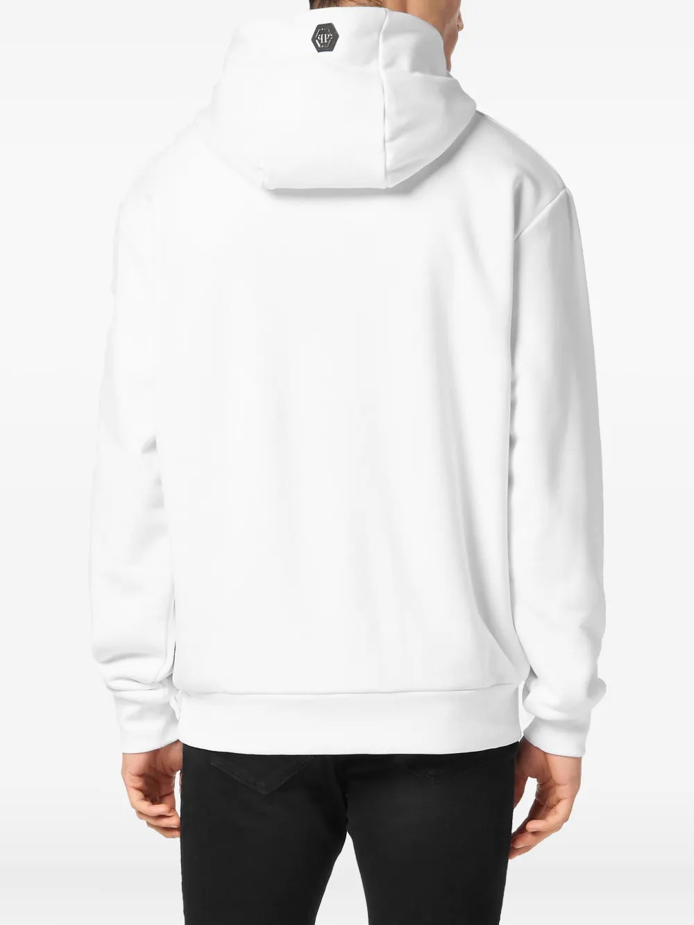 Philipp Plein Racing Club hoodie Wit