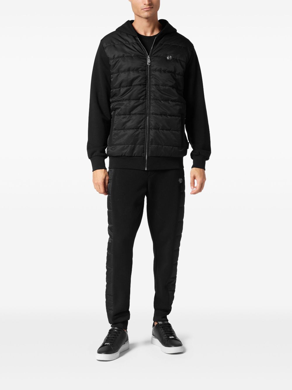 Philipp Plein puffer jacket - Zwart