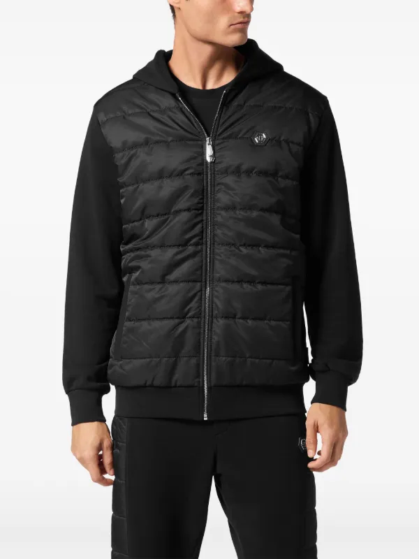 Philipp Plein パデッドジャケット | ブラック | FARFETCH JP