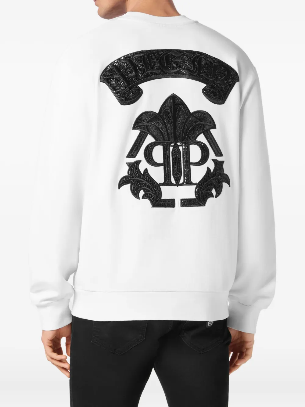 Philipp Plein Sweater met print Wit
