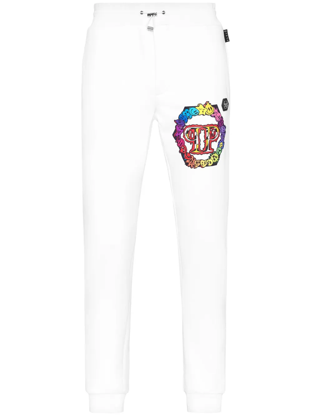 Philipp Plein Trainingsbroek met logoprint Wit