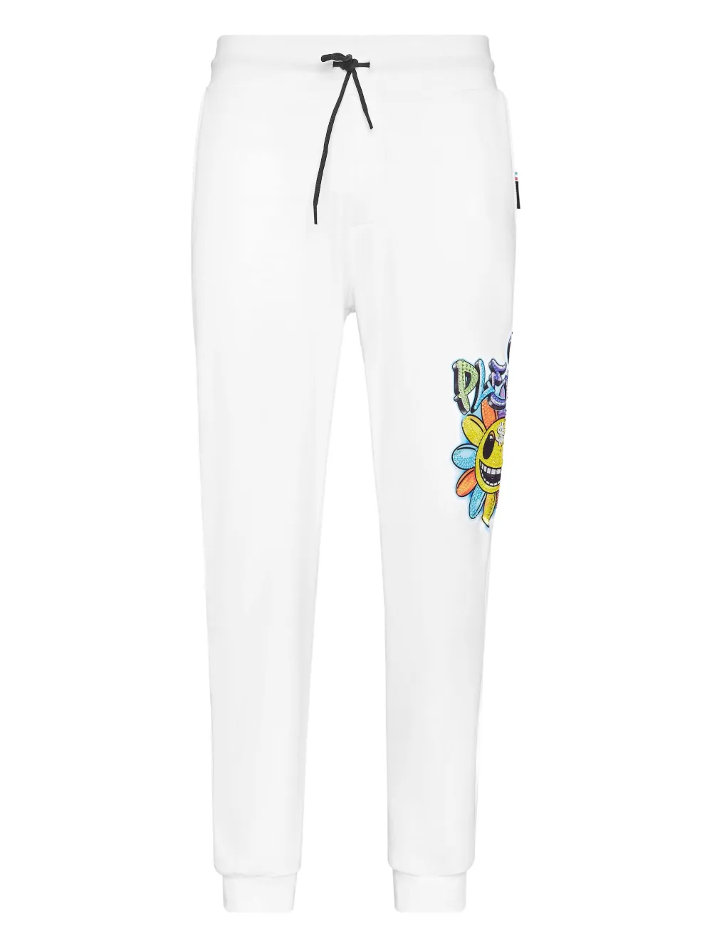 Philipp Plein Stone Smile print track pants Wit