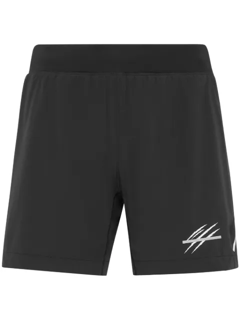 Plein Sport scratch-print running shorts
