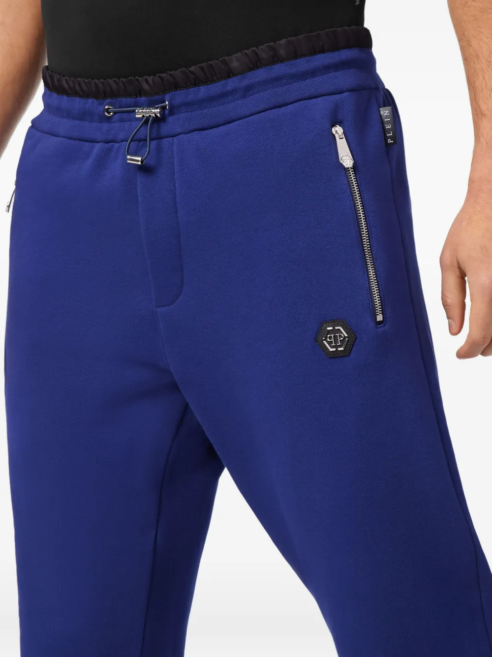 Philipp Plein Gewatteerde trainingsbroek Blauw