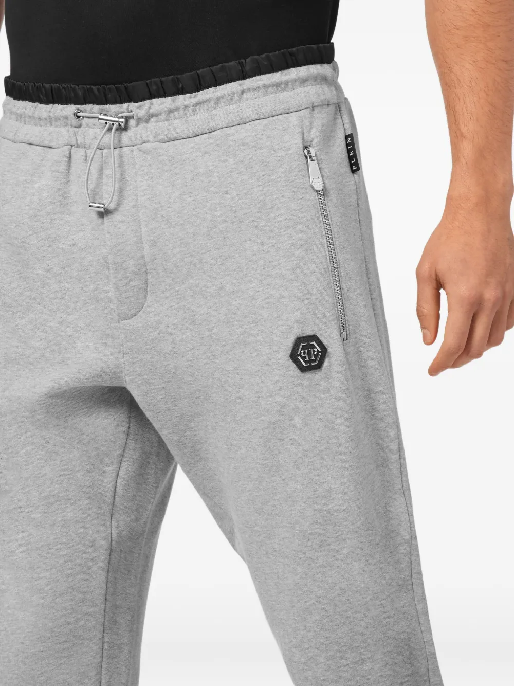 Philipp Plein Gewatteerde trainingsbroek Grijs