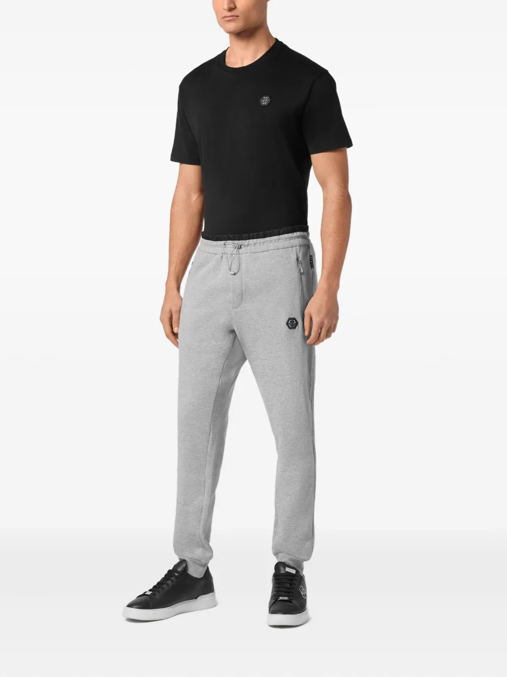 Philipp Plein puffered track pants - Grijs