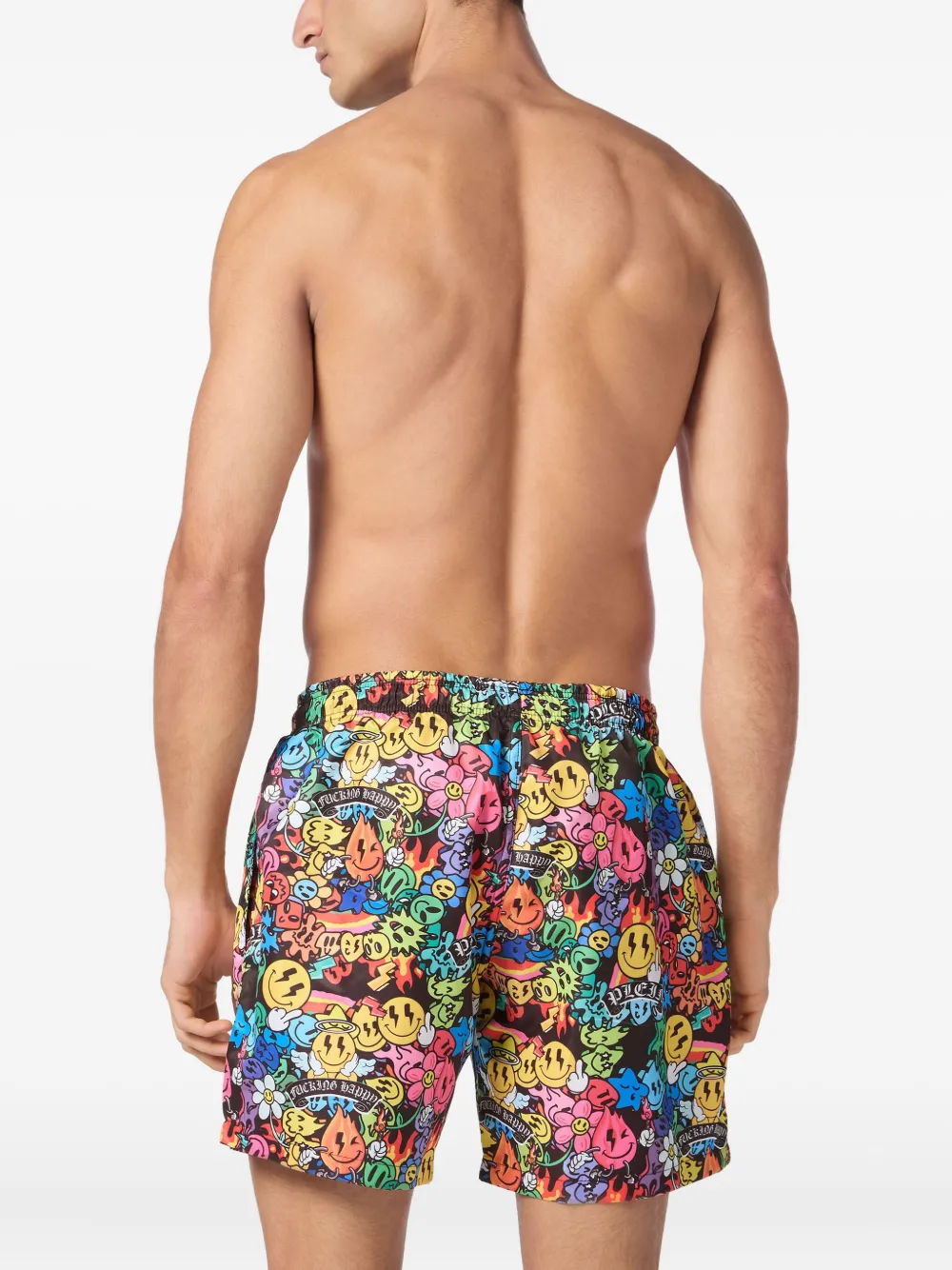Philipp Plein Boxer zwembroek Zwart