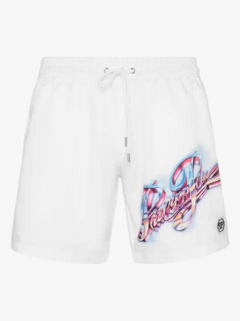 Philipp Plein shorts de playa estampados