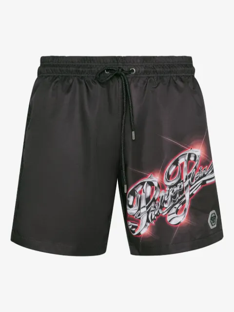 Philipp Plein printed swim shorts