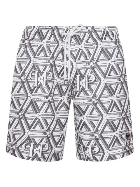 Philipp Plein Monogram Boxer swim shorts