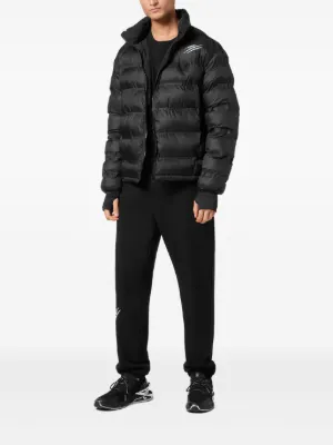 Veste Matelassée Noire Plein Sport Homme - Taille 50, Style Bomber, Neuf Avec étiquette