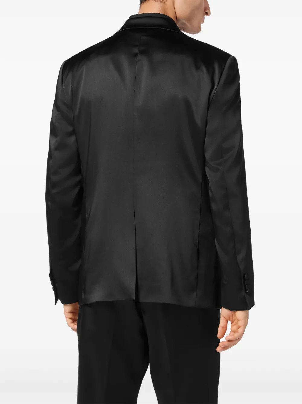 Philipp Plein Satijnen blazer Zwart