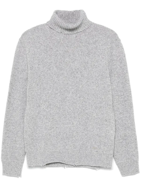DSQUARED2 Maglione a Collo Alto Grigio FARFETCH IT