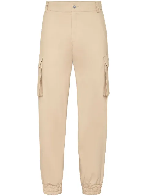 Philipp Plein logo-plaque cargo pants