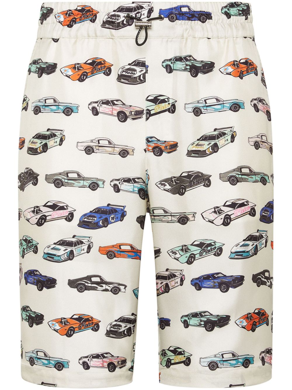 Philipp Plein Cool Kid Cars Racing shorts Wit