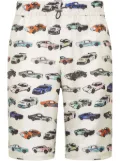 Philipp Plein Cool Kid Cars Racing shorts - White