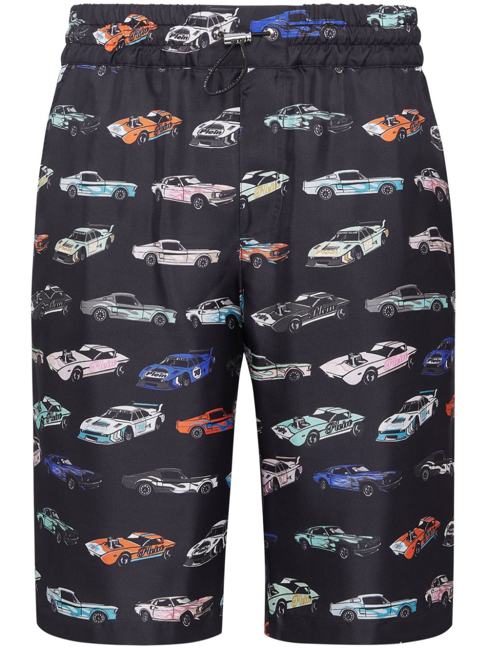 Philipp Plein Cool Kid Cars Racing shorts - Black