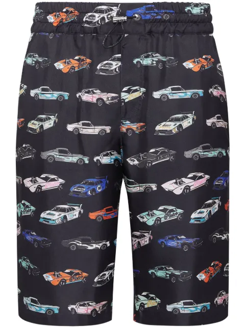 Philipp Plein Cool Kid Cars Racing shorts 