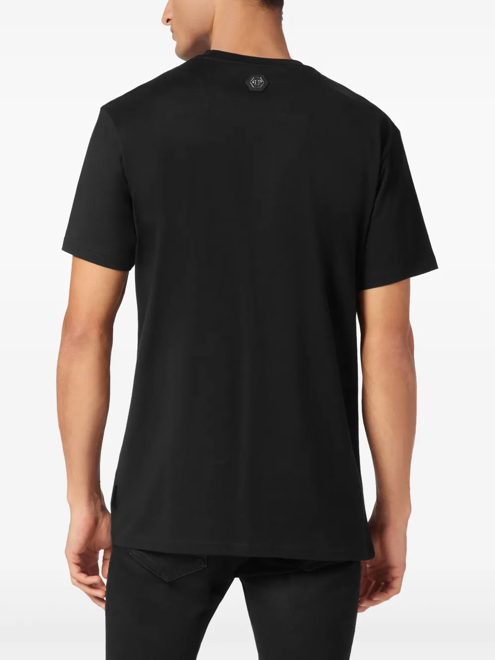Philipp Plein T-shirt met logoprint Zwart