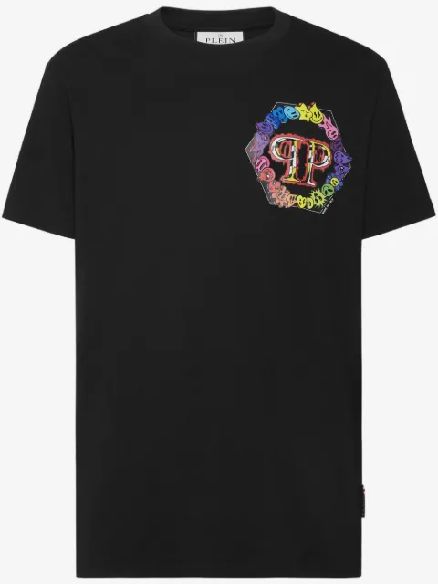 Philipp Plein playera con logo estampado