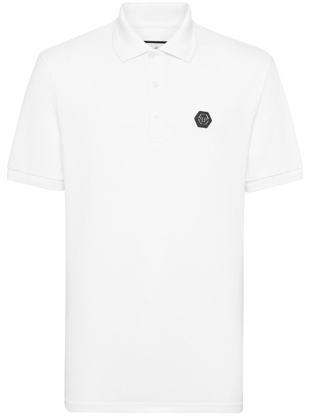 Philipp Plein Gothic Plein polo shirt - White