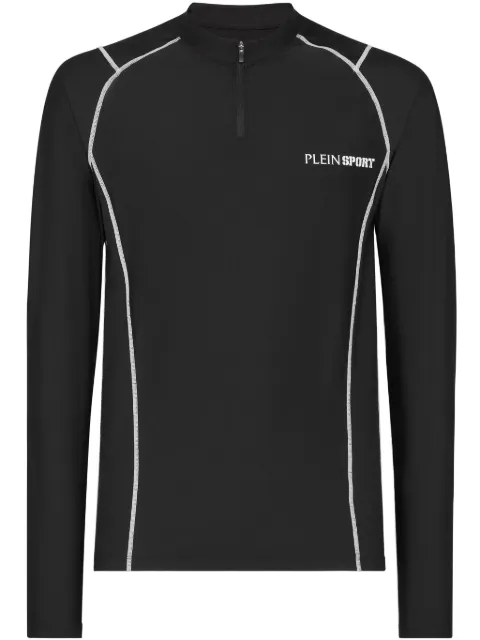Plein Sport playera manga larga con costuras en contraste