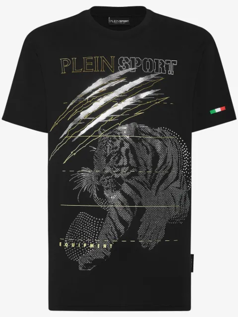 Plein Sport T-shirt con motivo Tiger