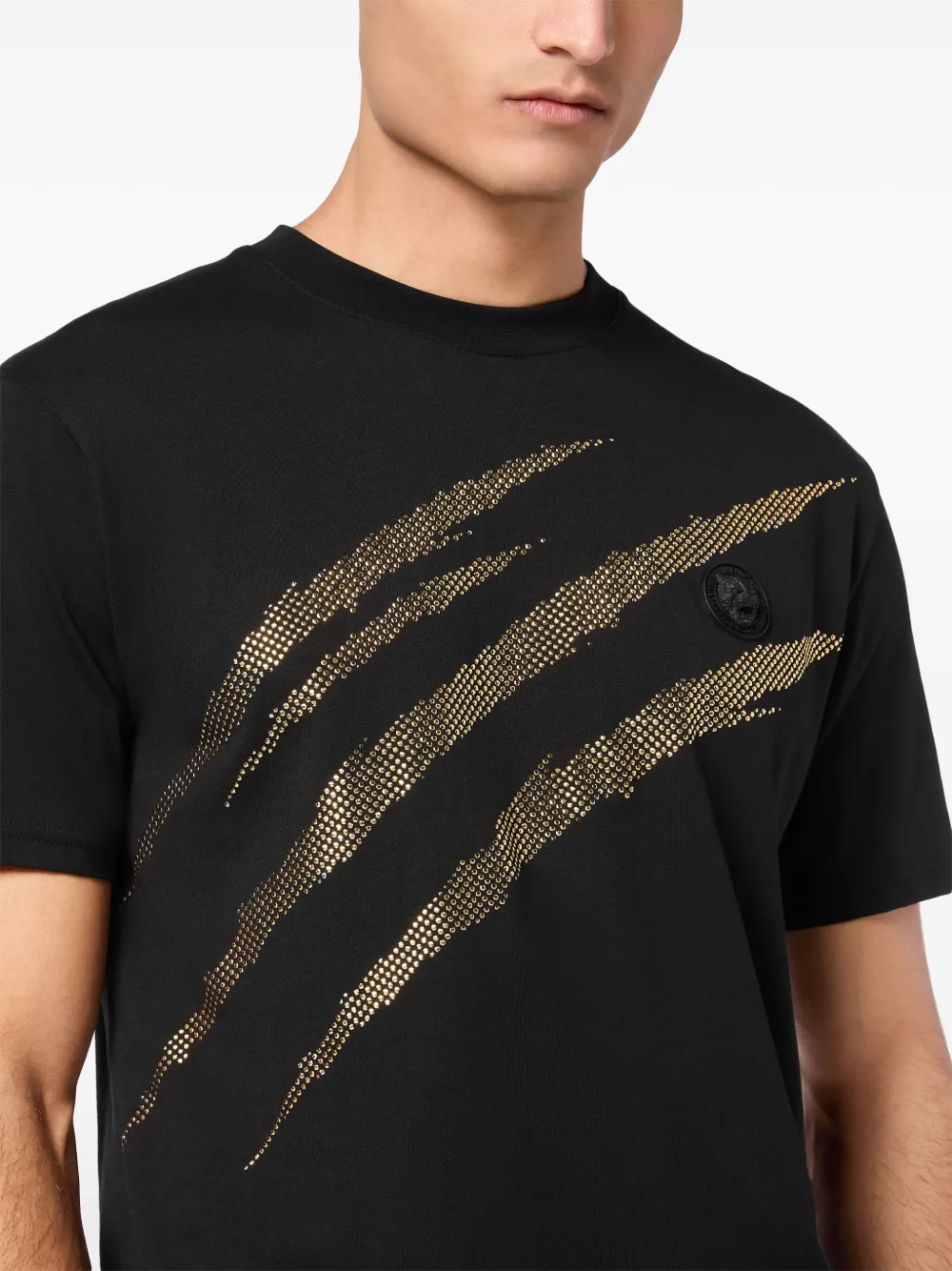 PLEIN SPORT SCRATCH-PRINT T-SHIRT
