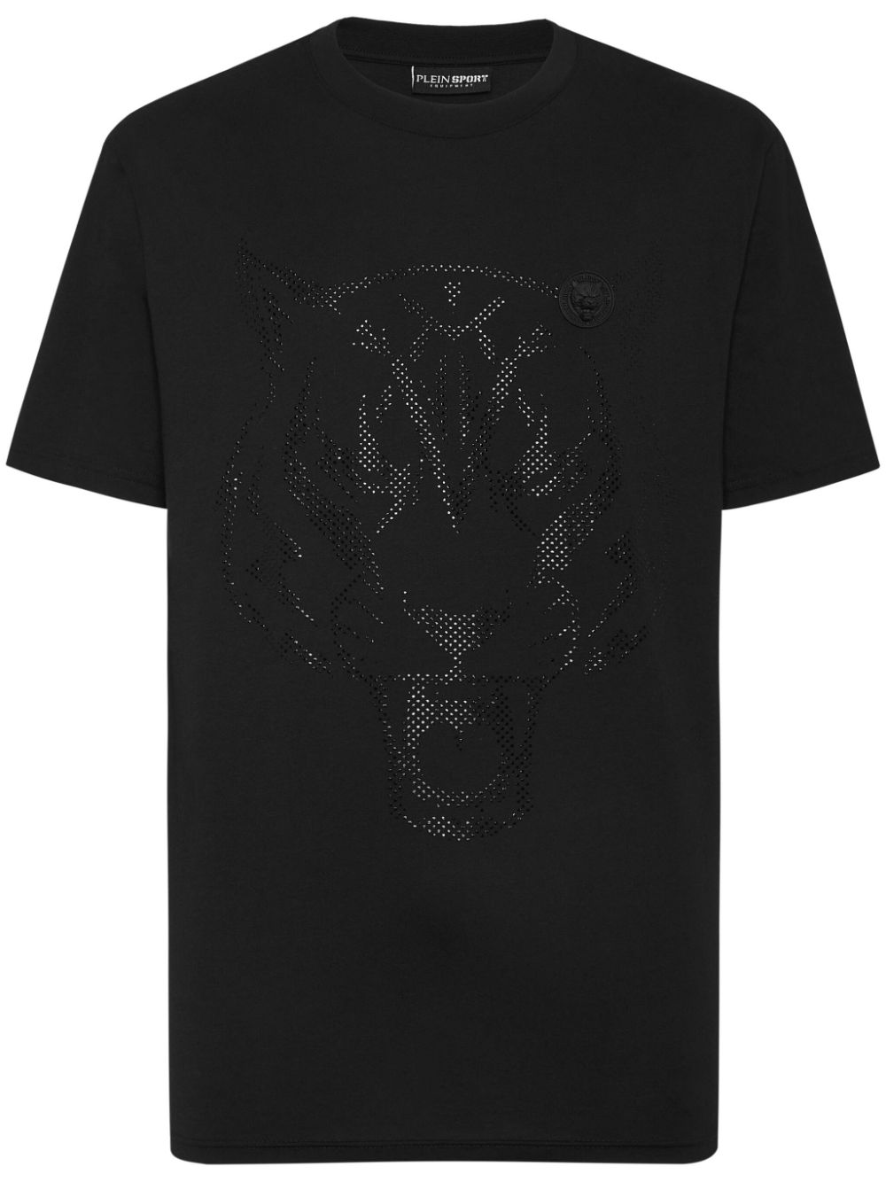 Plein Sport T-shirt met tijgerprint Zwart