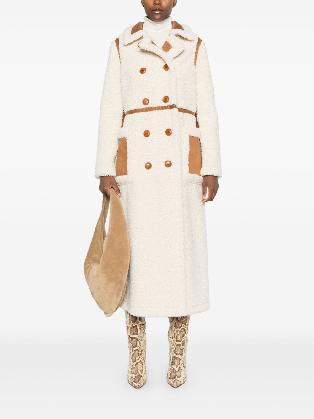 Shop Stand Studio Bibi Coat In White