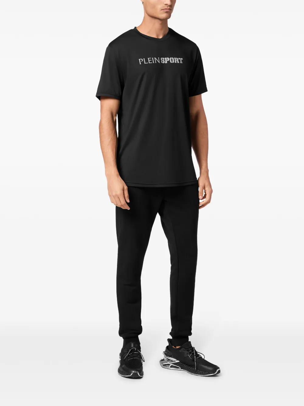 Plein Sport Reflecterend T-shirt - Zwart