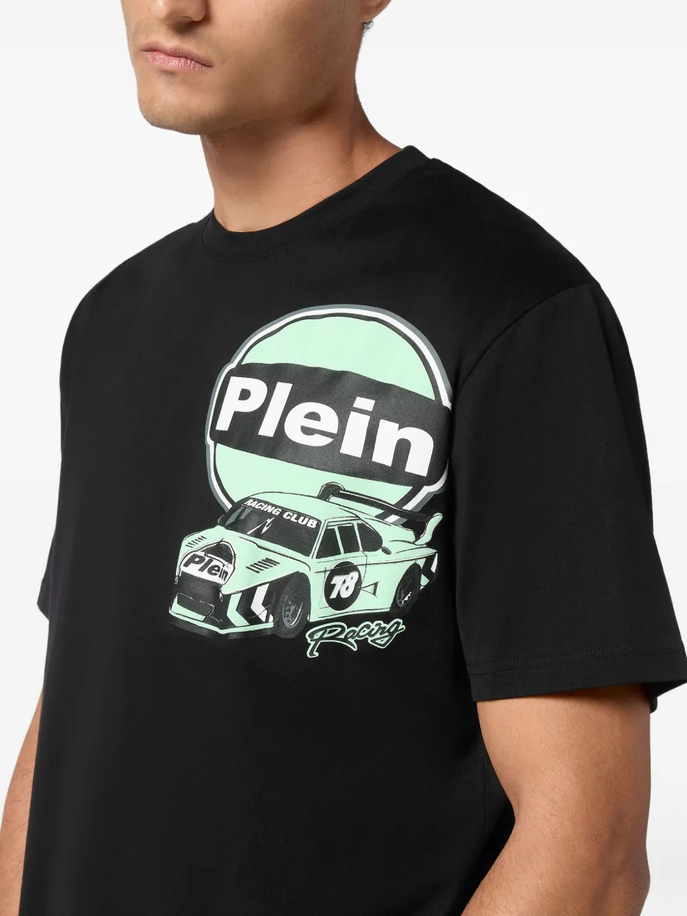 Philipp Plein Cars Racing T-shirt Zwart