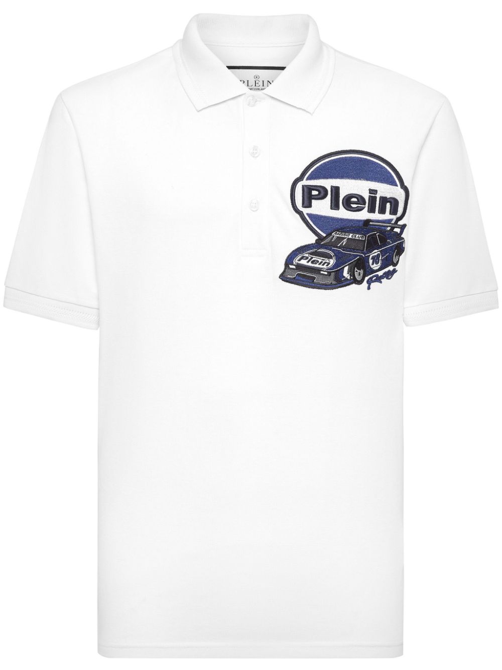 Philipp Plein Cars Racing polo shirt - White