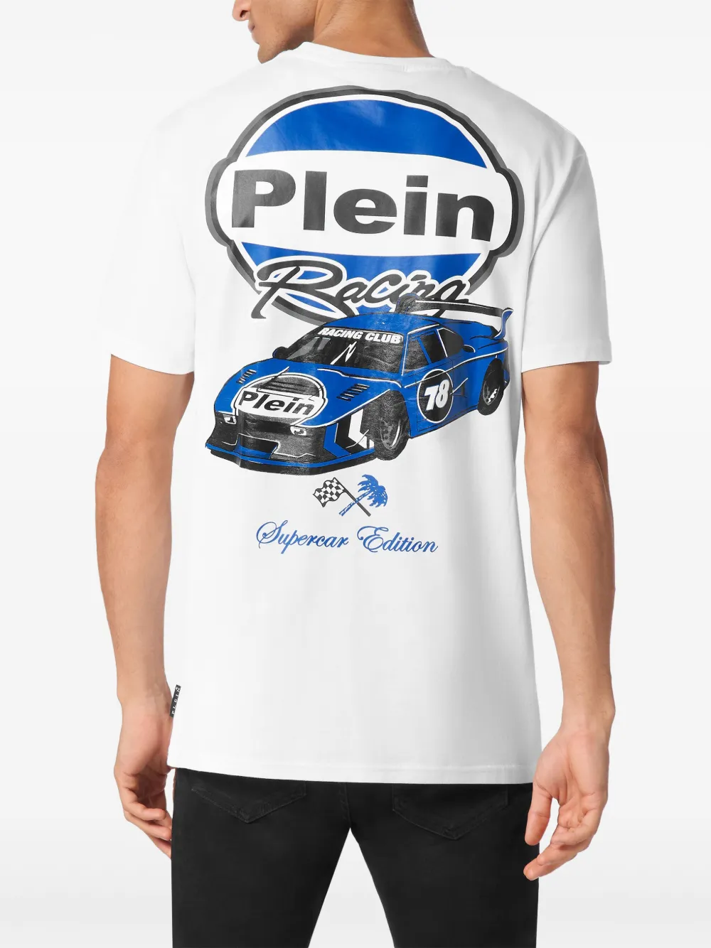 Philipp Plein Cars Racing T-shirt Wit