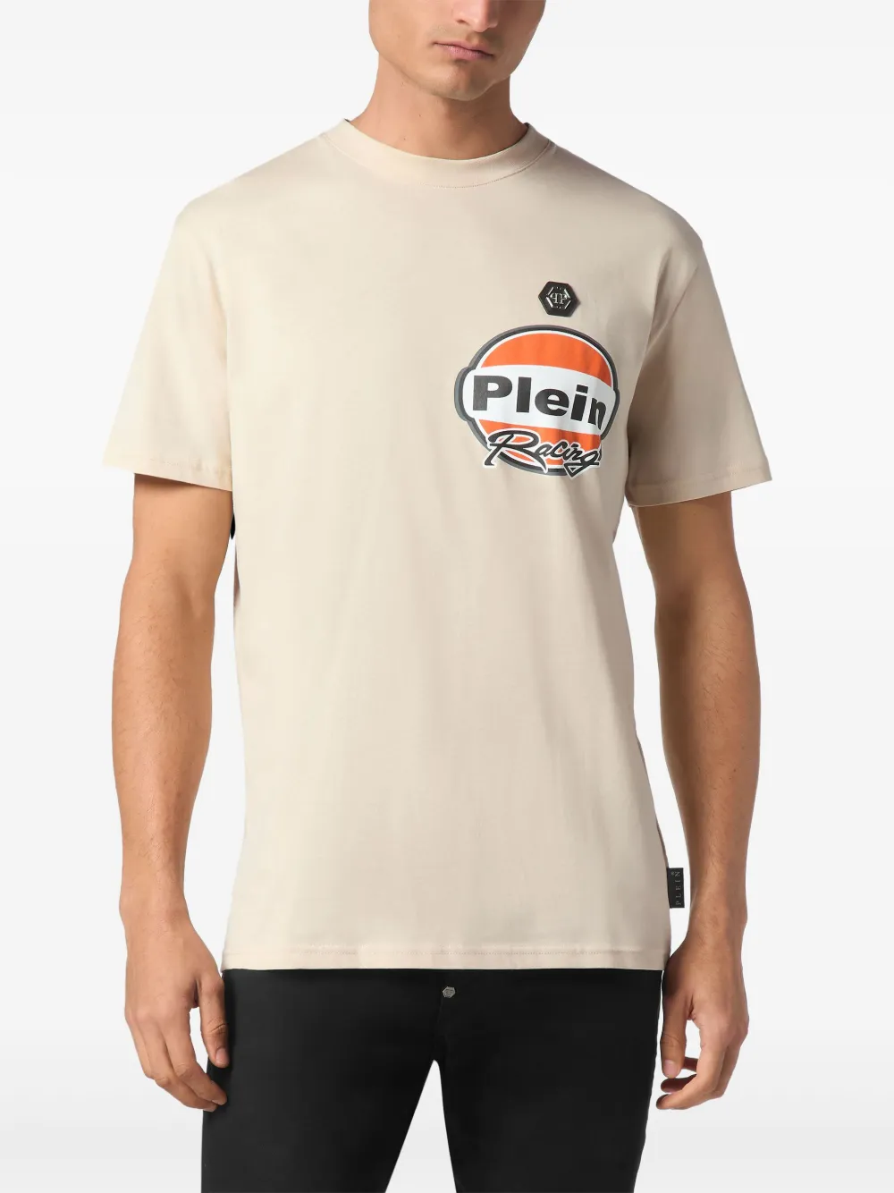Philipp Plein Cars Racing T-shirt Beige