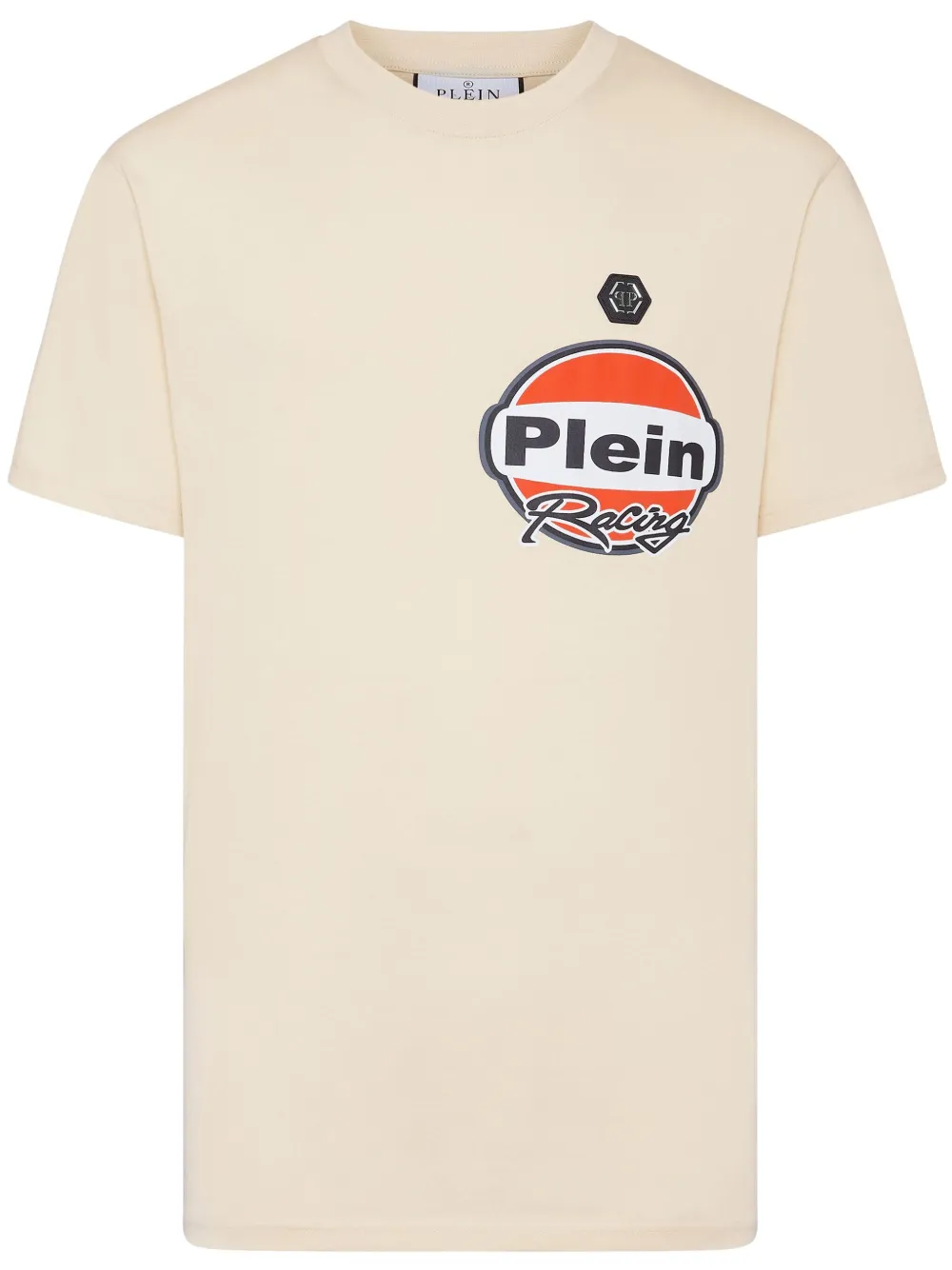 Philipp Plein Cars Racing T-shirt Beige