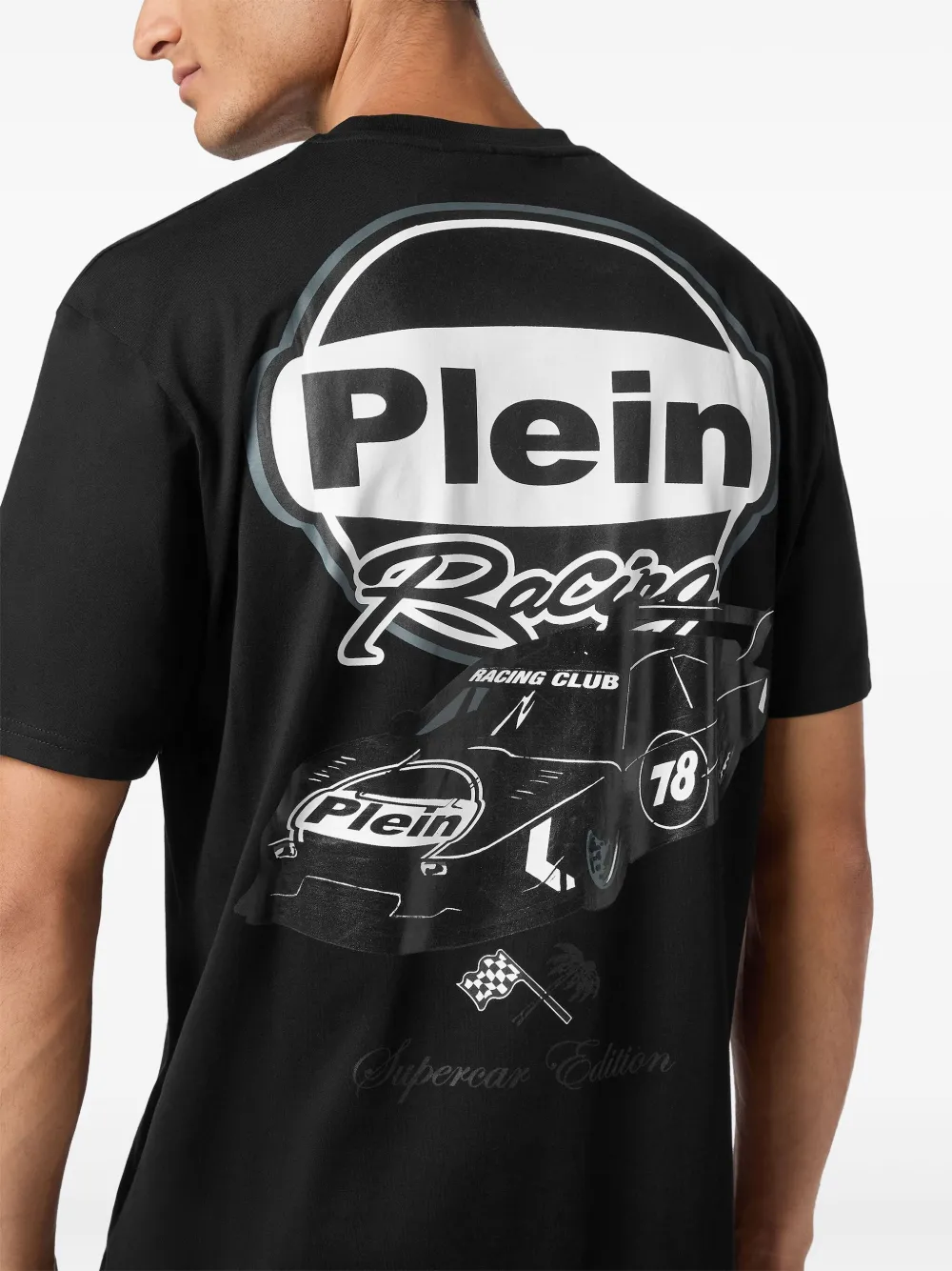 Philipp Plein Cars Racing T-shirt Zwart