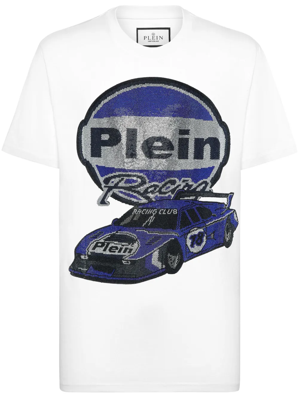 Philipp Plein Cars Racing T-shirt Wit