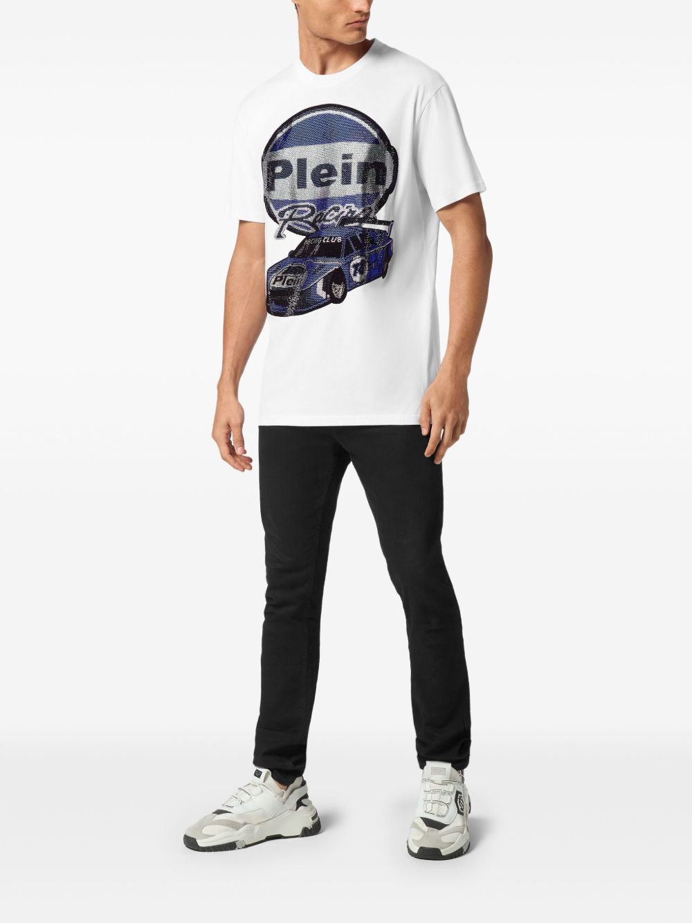 Philipp Plein Cars Racing T-shirt - Wit