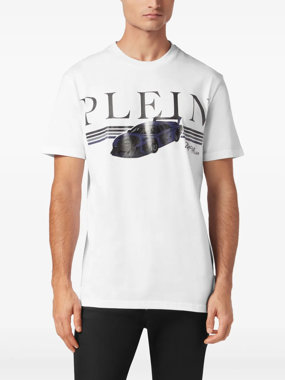 Philipp Plein Cars Racing T-shirt Wit