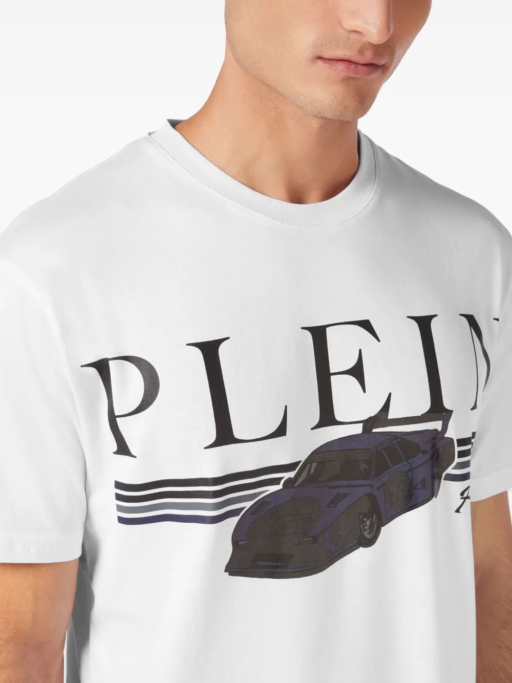 Philipp Plein Cars Racing T-shirt Wit
